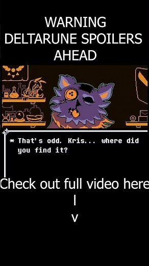 Deltarune Chapter 4 Secret Seam Shadow Crystal Dialogue #deltarune #sans #seam #deltarunechapter4 #s