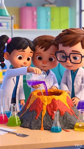 Volcano Experiment Song | Fun for kids #cocomelon #vladandniki #kidsdianashow #likenastya #chuchutv