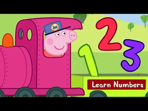 Peppa Pig - Learn Numbers With Trains - Peppa Pig the Train Driver! - Learning with Peppa Pig