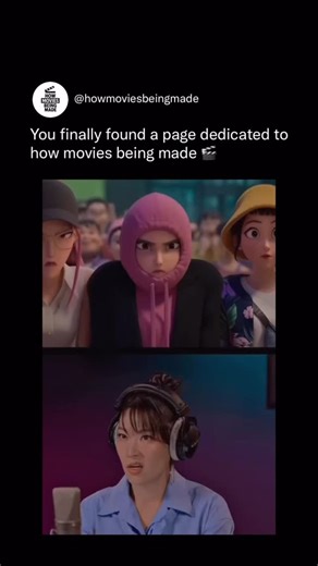 How Movies Being Made on Instagram: "In this scene, the magic of voice acting comes to life as performers step into the booth to bring animated characters to reality. Every emotion, whisper, shout, and laugh is crafted with precision, allowing actors to shape personalities that feel alive. Behind the microphone, they experiment, improvise, and pour genuine energy into every line. Behind the scenes, directors guide each performance to ensure perfect timing and tone, while sound engineers capture 