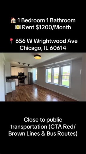 Fully Rehabbed 1-Bedroom Apartment in Lincoln Park