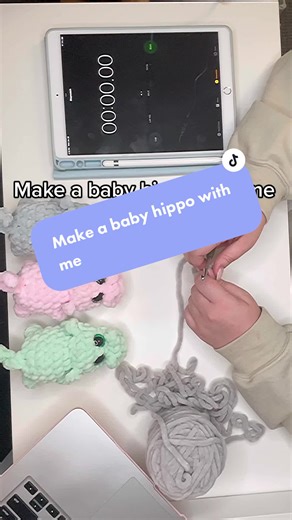 Crochet Baby Hippo Pattern Release | Friday 7PM EST