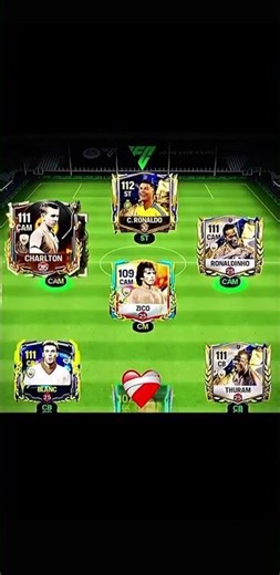 ZIDANE e RONALDINHO #eafc #fifamobile #fcmobile #eafcmobile #fifa