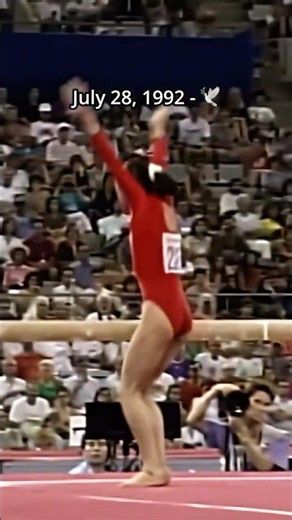 The last time a rollout was ever performed in women's gymnastics😳 #gymnastics #banned