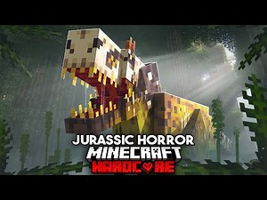 I Survived the Jurassic World Rebirth in Minecraft Hardcore