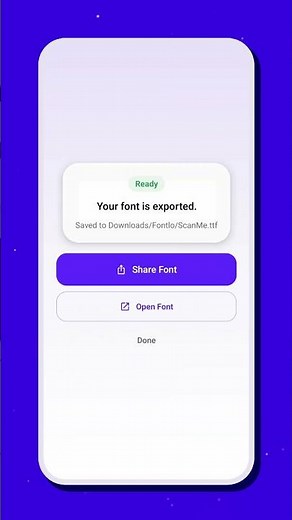 Make a font from your handwriting in minutes - Fontlo