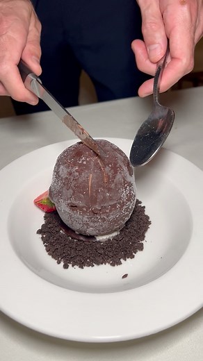 Tartufo Italian Dessert 🤤🍨🍫💦 #chocolatelover #chocolate #tartufo | Foody Fetish