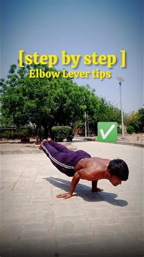 Calisthenics beginners skill Elbow Lever balance ✅#calisthenics #balance #motivation #challenge #
