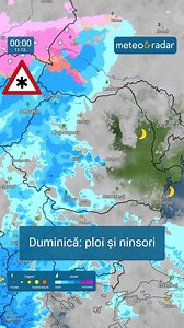 ❄☔️ Știai că poți vedea evoluția ploilor și a ninsorilor oră de oră, astăzi și în următoarele 3 zile, pe harta radar meteo interactivă? Puteți încerca gratuit aplicația meteo nr. 1 din România, aici: https://aplicatie.meteoradar.ro/pHdP/ROsoc | Meteo & Radar România