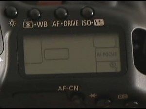 Canon EOS 40D Top LCD Demonstration