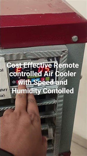 Smart Air Cooling System with Remote Operation and Humidity-Based Control #smartcontrols#smartcenter