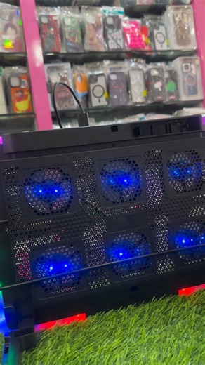 THE BRO STORE 🛍️ on Instagram: "COOLING LAPTOP STAND PREMIUM METAL FINISH WITH RGB LIGHTS 6 COOLING TURBO FANS 3 DIFFERENT MODES WITH SEPERATE MOBILE STAND UNIVERSAL MODEL COMMENT “LAPTOP STAND “ FOR PRICE DETAILS WHATSAPP NUMBER :-8807400683 WHATSAPP US TO PLACE YOUR ORDERS HAPPY SHOPPING 🛍️ #laptopstand #turbofans #cooling #gamer #trend"