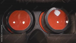 repair of glasses of virtual reality disassembly and diagnostics. real-time video. Optics check. High-quality Full HD video recording.