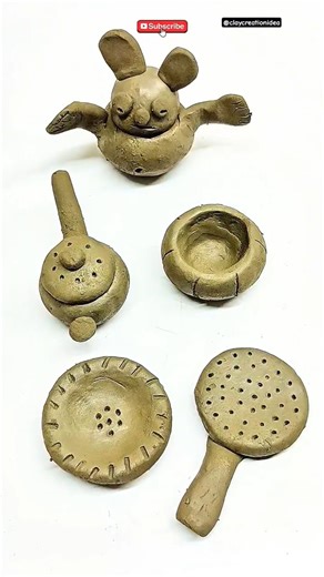 diy clay toy, #art #creativeclayideas #clay #claykitchenset #claytoy , #diy