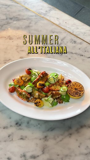 Oceanic Flavors: Fresh Prawn & Calamari Plate | OSTERIAGIA