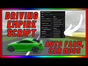 *OP* Roblox Driving Empire Script/GUI! | Auto Farm | Car Mods | Race Farm | Working on Solara | 2024