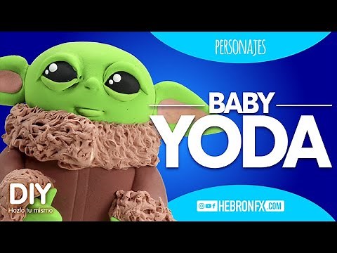 Como hacer a BABY YODA Fácil, Foamy Moldeable 👽 Plastilina, Tutorial -How to make Clay GROGU🛸