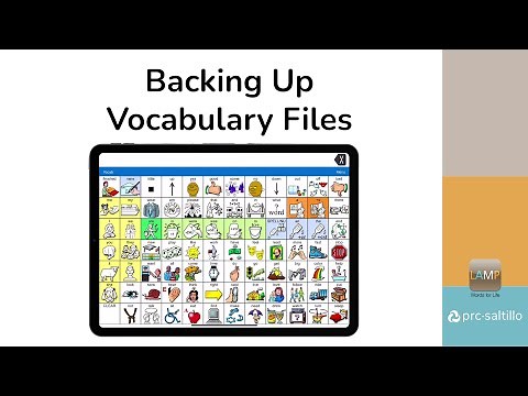 LAMP Words for Life Back Up Tutorial