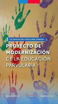 #LaEducaciónParvulariaAvanza con el proyecto de ley de Modernización