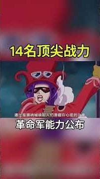 革命军14名高级战力能力公布！都是足以与元帅媲美的顶尖强者 #海贼王