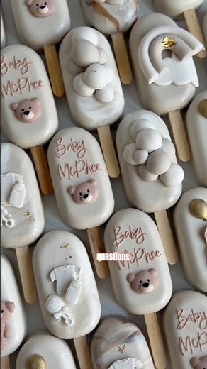 Easy teddy bear royal icing transfer tutorial #royalicing #teddybear #cookiedecorating