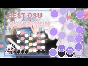 THIS OSU MANIA SKIN MADE ME SKILLBOOST!