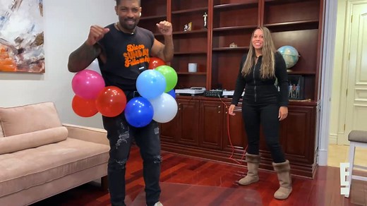 This is a POP culture moment, y'all. 🎈🤣 Stream this week's episode of Celebrity Game Face featuring Tank, Deon Cole, Zena Foster, and Neal Brennan: https://e.app.link/2pNNI4eP3qb | E! Entertainment