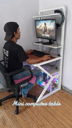 36K views · 272 reactions | meja komputer mini #table #computer | Agus Santoso | Facebook