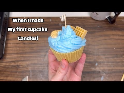 How to make cupcake candles? | Dessert or Candle?! | Candle Making Tutorial
