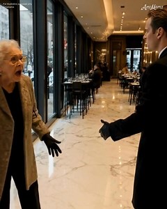 MANAGER RUDELY KICKS ELDERLY WOMAN OUT OF RESTAURANT—THE NEXT DAY, HE SEES HER WITH HIS BOSS. "Ma'am, I'm currently hosting over a hundred people inside. Let's not waste our time here. I'm going to have to ask you to leave," the manager, whose nameplate said "Simon," told Linda. "I just need a place to stay until the rain dies down. I'll even order," she insisted. "I can't let you go in! You're going to scare away all of our guests." Simon shook his head. At that, the woman left, and tried to fi