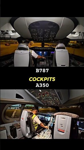 Boeing 787 and the Airbus A380 Cockpit.