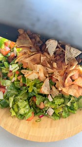 1.8M views · 33K reactions | This authentic Lebanese Fattoush Salad is a must during the month of Ramadan and the first recipe I want to share with you in my Ramadan Recipe series. 綾✨ It’s made seasonal vegetables, fried pita chips and tossed in a zesty sumac Mediterranean dressing! It’s a classic recipe that’s been on my site for many years and makes an appearance in my cookbook! | Feel Good Foodie | Facebook