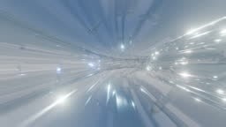 Abstract 3D background with light effect.Loop Line Particles.Motion...