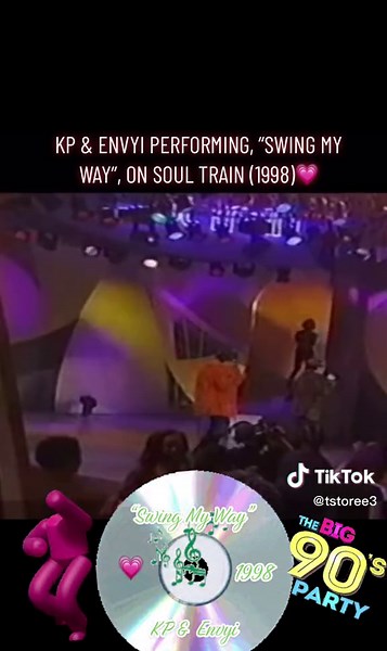 KP & Envyi performing, “Swing My Way”, on Soul Train (1998). #kpandenvyi #shawtyswingmyway #90shiphop #rnbhiphop #90soldskool #HuluChippendalesDance #fyp #makeitviralguys