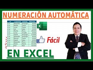 Create automatic consecutive numbering in Excel