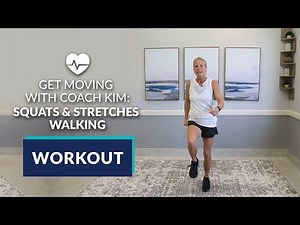 Walk & Tone: 10-Minute Squatting & Stretching Walking Routine with Coach Kim