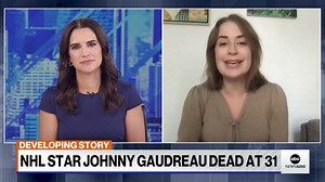 ESPN's NHL writer Emily Kaplan shares the life and legacy of hockey star Johnny Gaudreau, who was killed by an alleged drunk driver, along with his brother, Matthew. "He was so close to Matty, his brother. They signed at Boston College as a package deal. His father and his mother often took road trips to go to their games." | ABC News Live