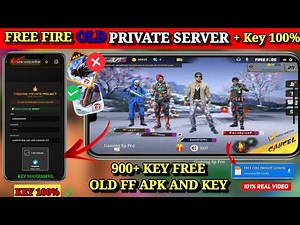 Free Fire Private Server Key | Download Old Free Fire With Key 2026 |How To Download Old FF KEY 2026