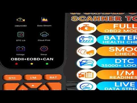 OBD2 Reader Diagnostic Tool, OBDII EOBD Car Code Scanner Check Engine Light Fault Code ,OBD Code CAN