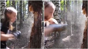 12-year-old Russian girl knocks down tree with deadly punches. Old video goes viral