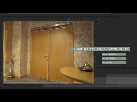 record DFA 127 automatic Double Swing Door