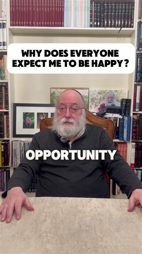 Why does everyone expect me to be happy?