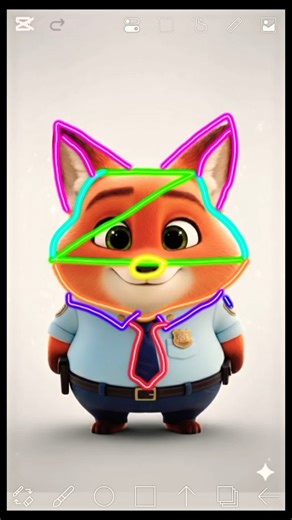 🦊❤️ drawing CUTE BABY NICK from Zootopia 2 #disney #drawing #shorts #foryou #viral #art #sketchbook