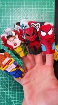 Make Your Own Finger Puppet With Just Paper! ✂️ Easy Tutorial #art #tutorial #shorts
