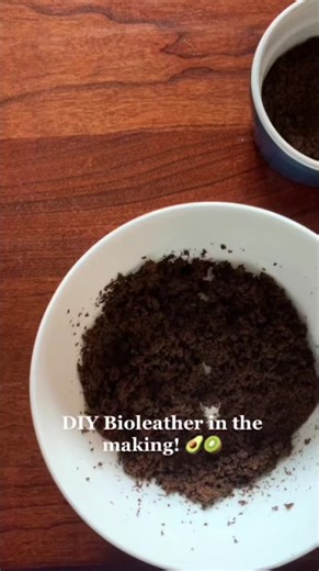 DIY bio leather with EZ Bioleather Kits!#ezbioleather #sustainabletextiles #bioleather