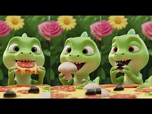 The Dinosaur Who Loved Pizza | Best Nursery Rhymes and Kids Songs Collection