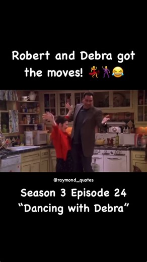 Everybody Loves Raymond | Those are some sweet dance moves! 💃🕺😂 #EverybodyLovesRaymond #RaymondQuotes Season 3 Episode 24 “Dancing with Debra” #RayRomano #RayBarone... | Instagram