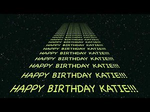 Captain Zoom - Happy Birthday KATIE