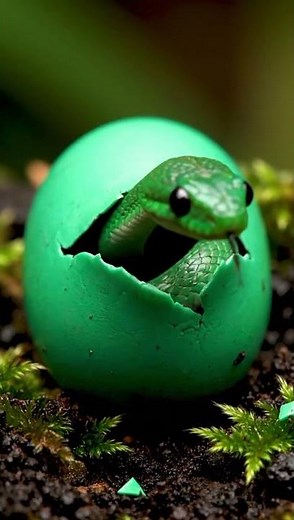Amazing Snake Egg Hatching Caught on Camera