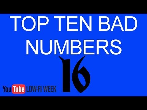 Top Ten Bad Numbers